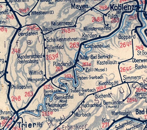 Karte 1952