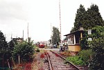 Schlersonderzug mit VT 55 und VL 1 der HWB und zwei Silberlingen der DB, Ruwer 19.07.1997