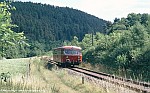 Schienenbus bei Gusterath