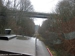 15.01.2014: Letzte Fahrt auf der Hochwaldbahn mit 212 024 - Schwarzenbach, Br&uuml;cke der L 330 &uuml;ber die Hochwaldbahn